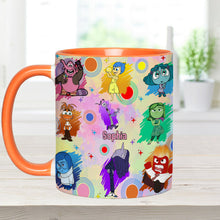 Load image into Gallery viewer, Personalized Accent Mug with Emotions Design Gift for Friends
