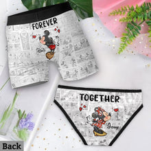 Load image into Gallery viewer, Personalized Lace Border Briefs Set for Couples | Custom Gift
