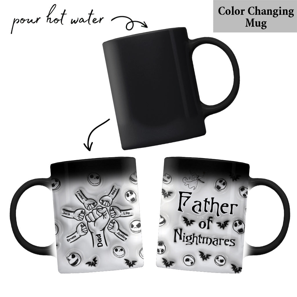 Personalized Nightmare Mug Custom Name Gift for Dad Halloween