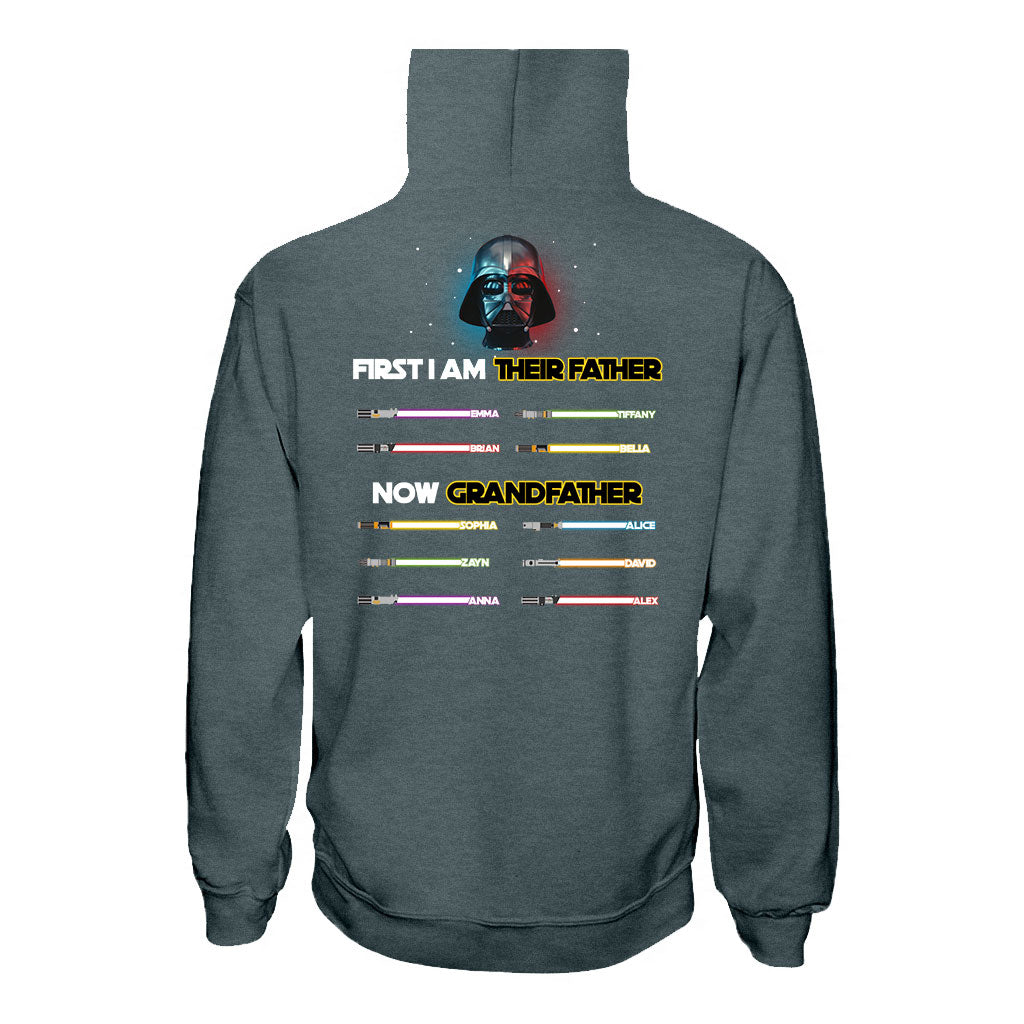 Personalized Darth Vader T-shirt and Hoodie for Grandfather's Day