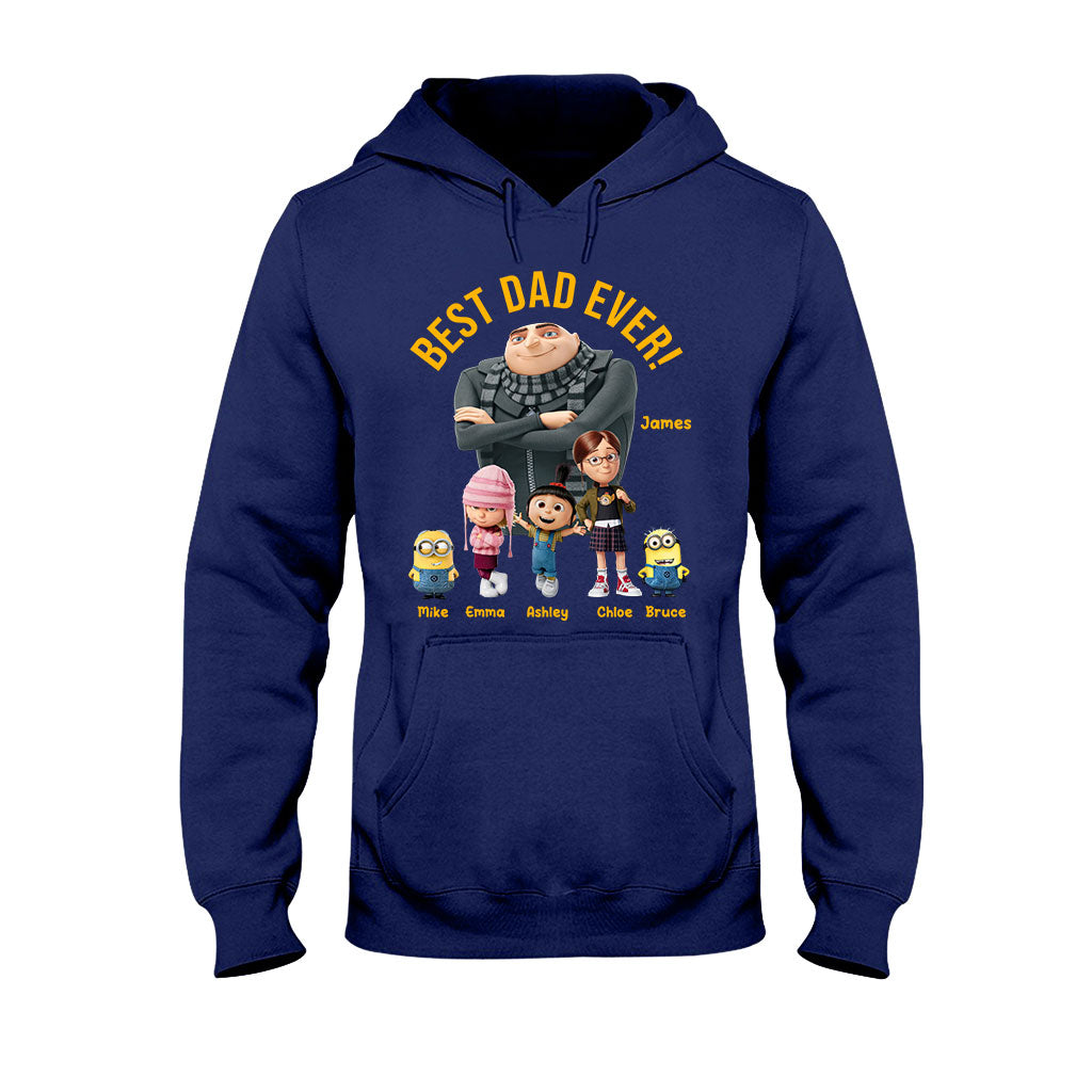 Personalized Best Dad Ever T-shirt & Hoodie Gift for Father's Day