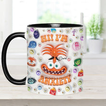 Load image into Gallery viewer, Personalized Two-Tone Accent Mug Custom Name Gift for Birthday
