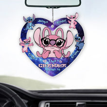 Load image into Gallery viewer, Customizable Grandma Car Ornament Gift for Grandma | Acrylic Heart Design
