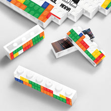 Load image into Gallery viewer, Personalized Family Building Brick Blocks Customizable Family Name Gift
