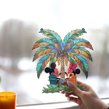 Load image into Gallery viewer, Personalized Palm Tree Suncatcher Ornament Custom Gift for Couple
