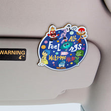 Load image into Gallery viewer, Personalized Shaped Car Visor Clip All Feelings Welcome Gift
