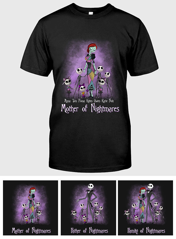 Personalized Nightmare T-Shirt & Hoodie Custom Name Gift for Mom/Dad