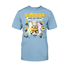 Load image into Gallery viewer, Personalized Banana Nana T-shirt Custom Gift for Grandma

