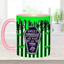 Load image into Gallery viewer, Personalized Sweet Dreams Accent Mug Custom Name Gift Idea

