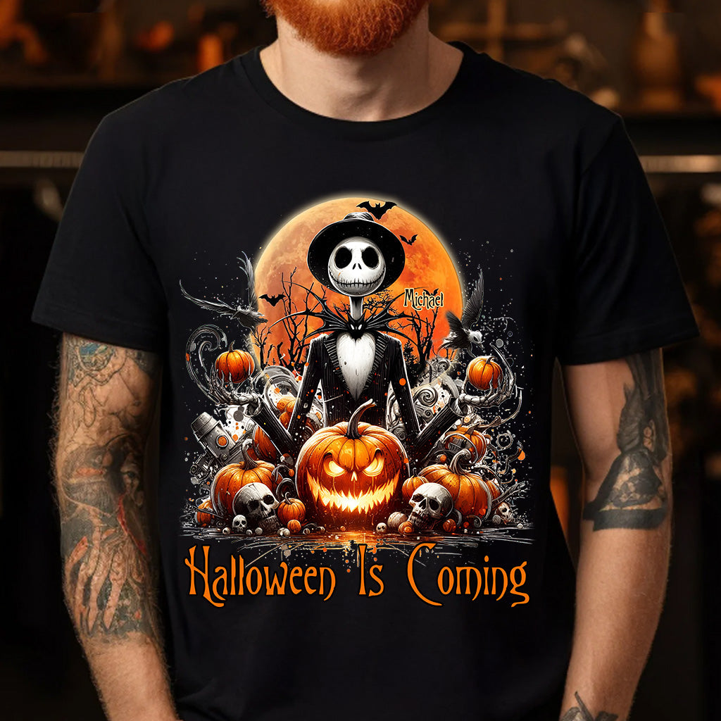 Personalized Halloween T-shirt & Hoodie with Spooky Design