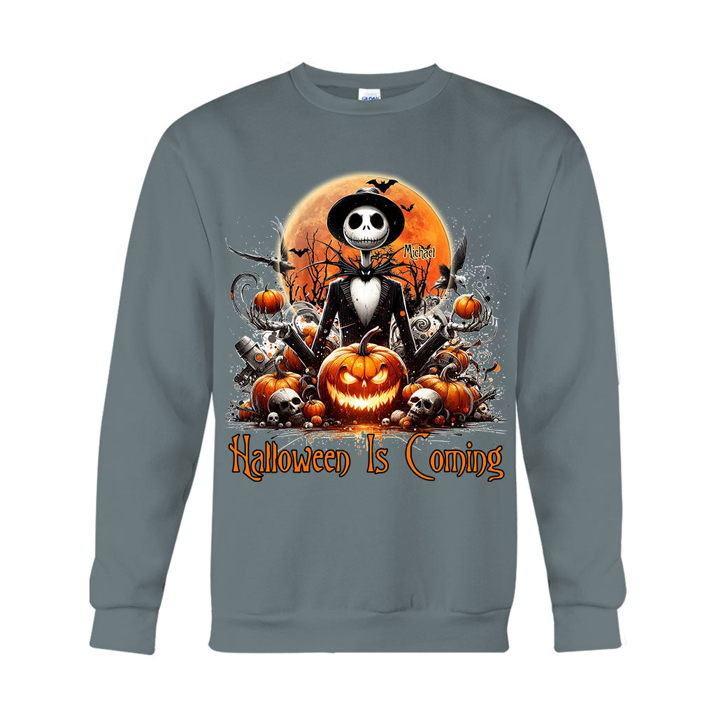 Personalized Halloween T-shirt & Hoodie with Spooky Design