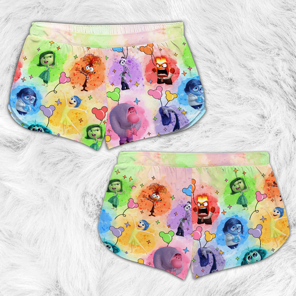 Personalized Inside Out All Over Shirt & Shorts Set for Kids