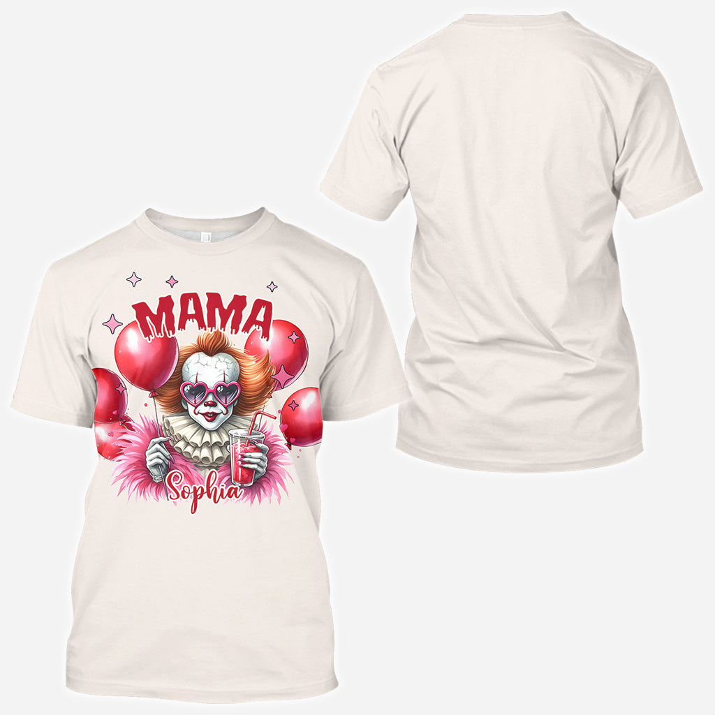 Personalized Scary Mama All Over Shirt Custom Name Gift