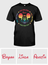 Load image into Gallery viewer, Personalized LGBT Pride T-shirt &amp; Hoodie with Custom Name

