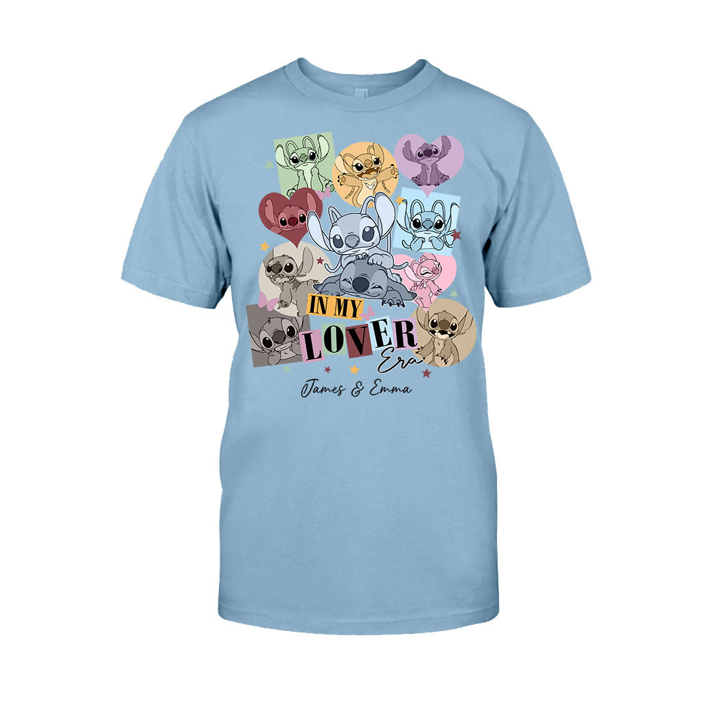Personalized Couple T-shirt & Hoodie with Custom Names Gift for Her & Him