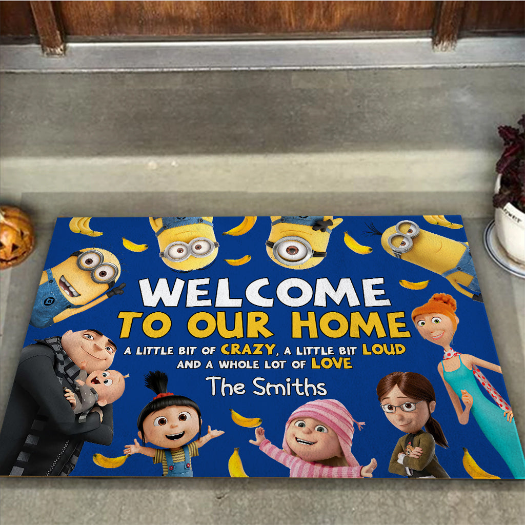 Personalized Welcome Doormat for Home Custom Name Gift