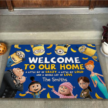Load image into Gallery viewer, Personalized Welcome Doormat for Home Custom Name Gift

