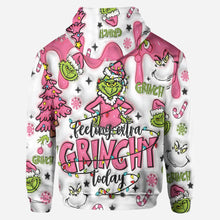 Load image into Gallery viewer, Personalized Grinchy Hoodie and Leggings Set for Christmas Gift
