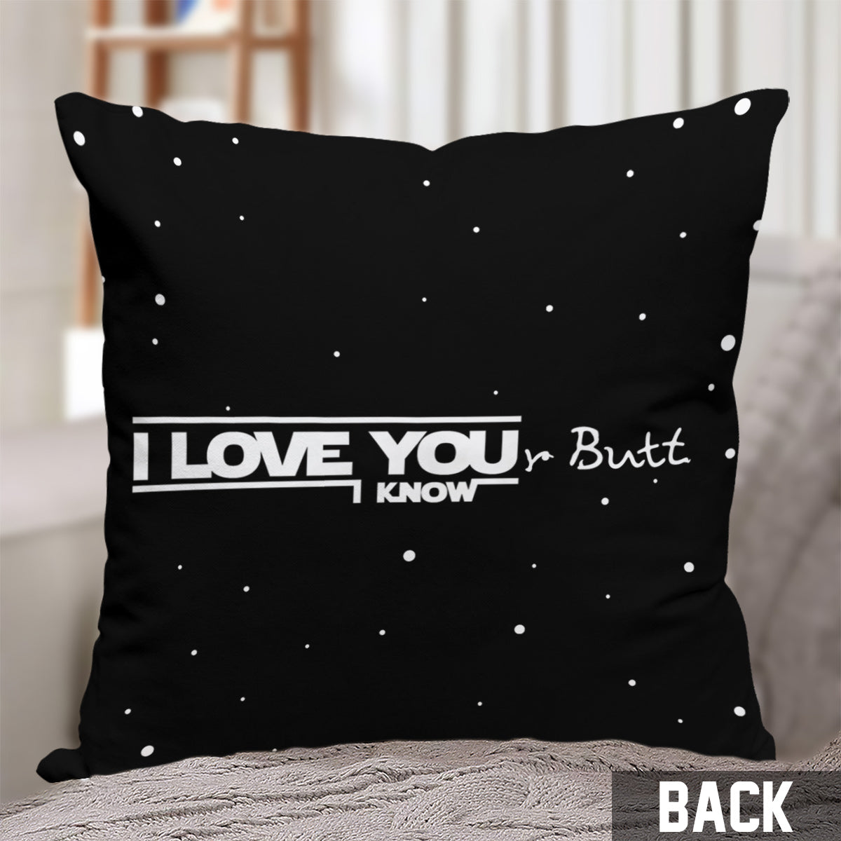 Personalized Funny Throw Pillow Custom Couple Gift for Him/Her