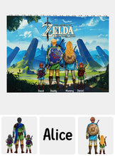 Load image into Gallery viewer, Personalized Hero's Legend Building Brick Block Gift for Dad
