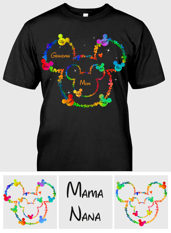 Personalized Mom Grandma Mouse T-shirt & Hoodie Gift for Mother's Day