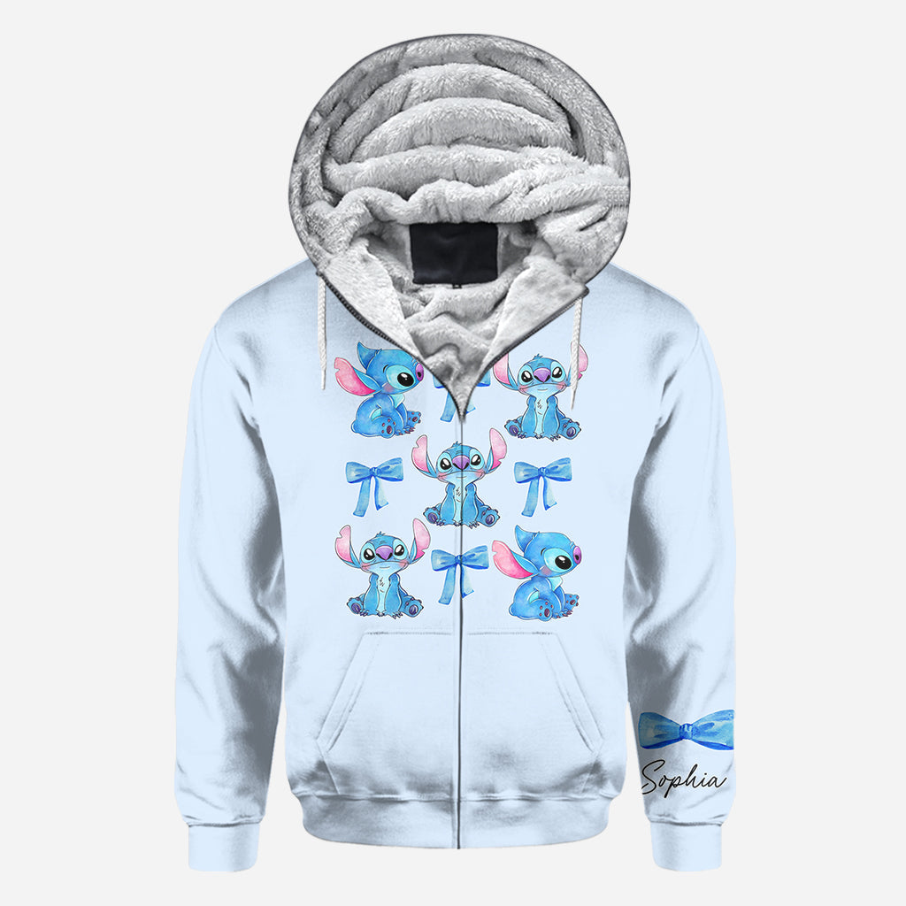 Personalized Stitch All Over Shirt Cute Gift for Kids