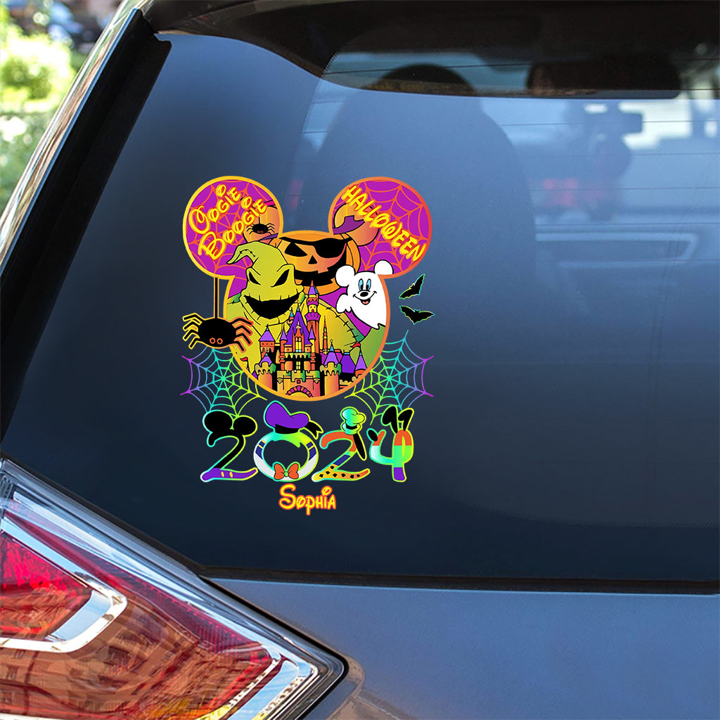 Personalized Halloween Mouse Decal Custom Name Gift
