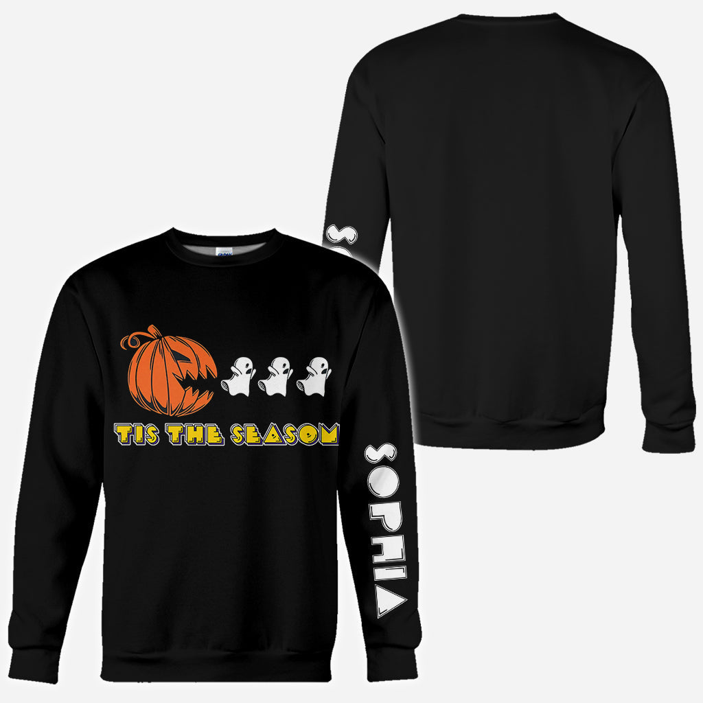Personalized Halloween All Over Shirt Custom Name Gift