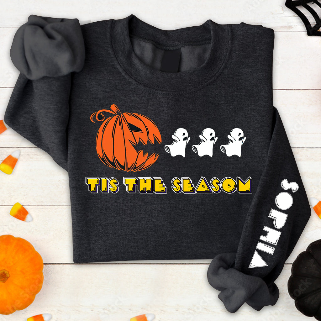 Personalized Halloween All Over Shirt Custom Name Gift