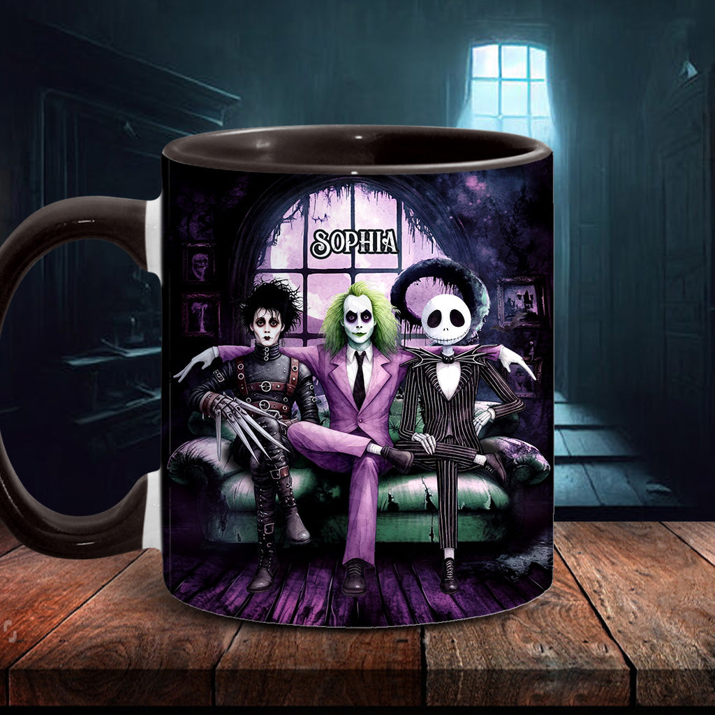 Personalized Accent Mug with Custom Name for Halloween Gift