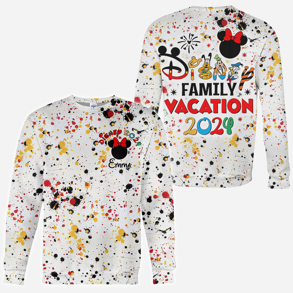 Personalized Disney Family Vacation All Over Shirt for Kids