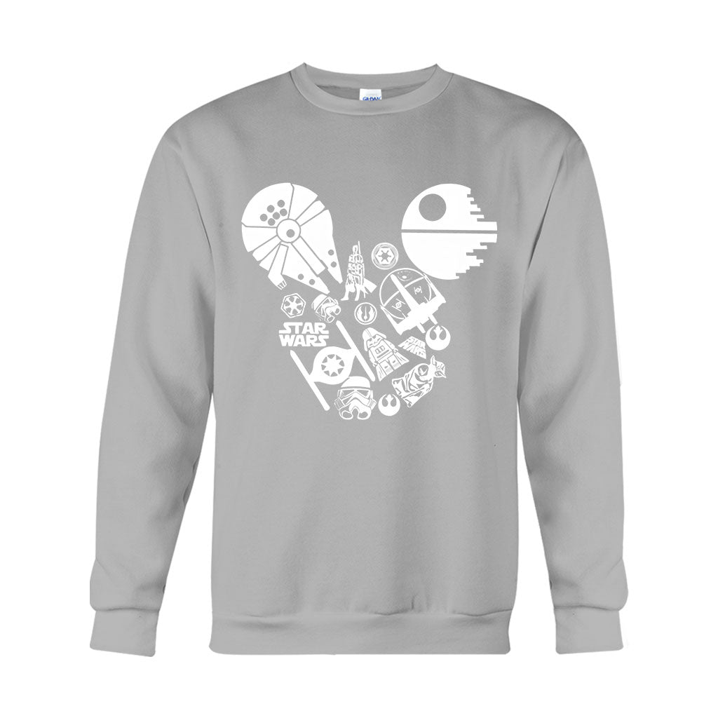 Personalized Star Wars Mouse Ears T-shirt & Hoodie Gift for Fans