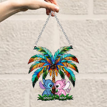 Load image into Gallery viewer, Personalized Ohana Suncatcher Ornament for Couples | Romantic Decor
