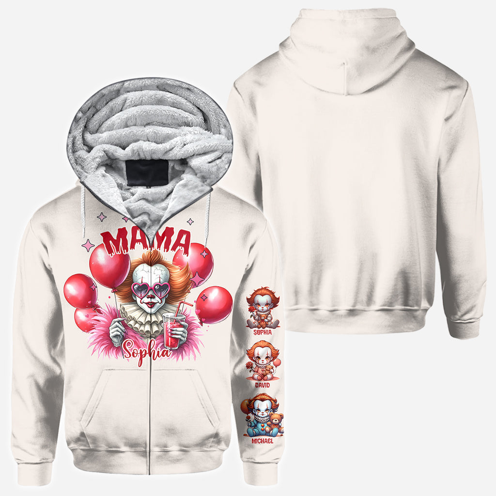 Personalized Scary Mama All Over Shirt Custom Name Gift