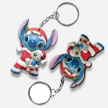 Load image into Gallery viewer, Personalized Ohana Keychain Custom Name Christmas Gift
