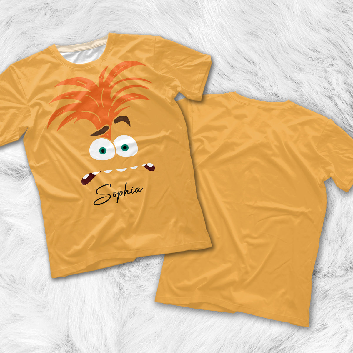 Personalized Inside Out All Over Shirt & Shorts Set for Kids