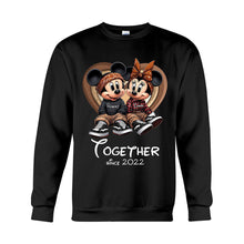 Load image into Gallery viewer, Personalized Chicano Couple T-shirt &amp; Hoodie Gift Together Since 2022
