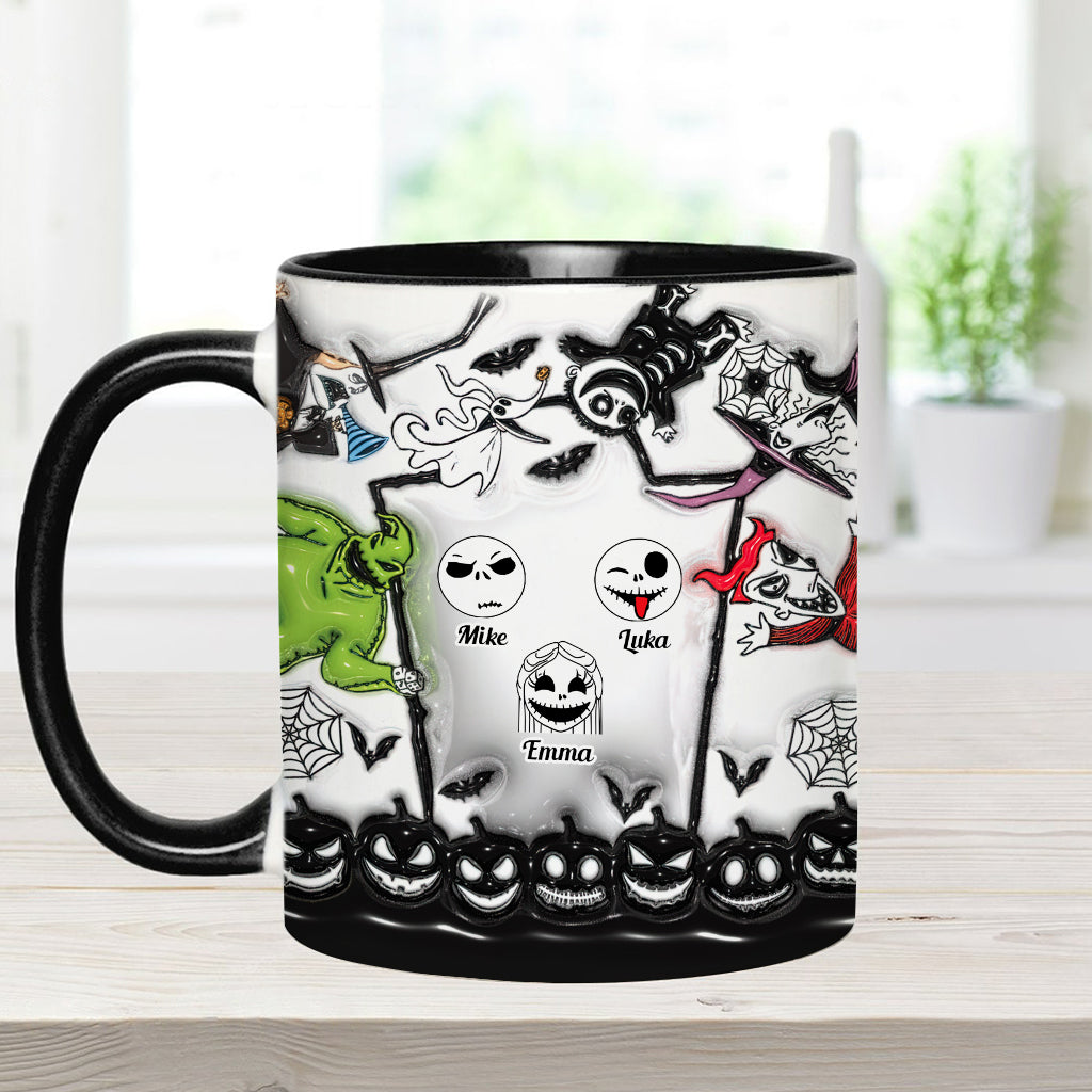 Personalized Nightmare Accent Mug Custom Name Gift for Mom or Dad