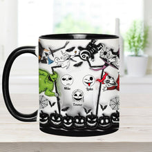 Load image into Gallery viewer, Personalized Nightmare Accent Mug Custom Name Gift for Mom or Dad
