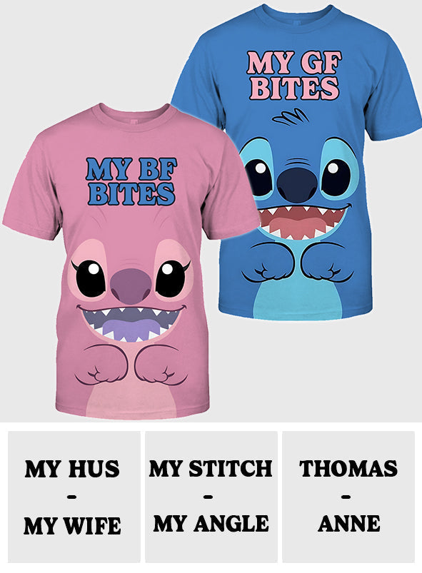 Personalized Ohana All-Over Shirt Custom Gift for Couple