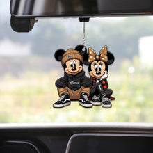Load image into Gallery viewer, Personalized Chicano Mouse Couple Car Ornament Gift for Christmas
