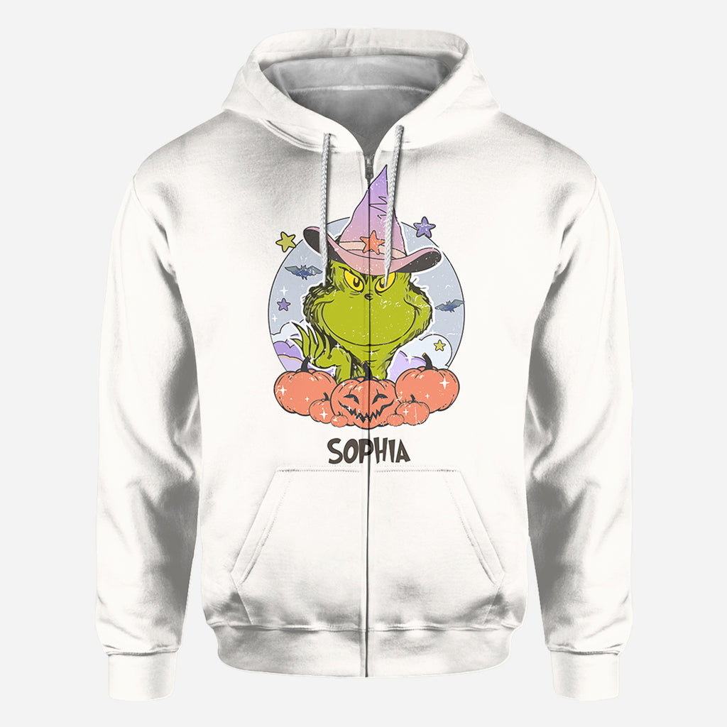 Personalized Grinch Halloween All Over Shirt Fun Costume Gift