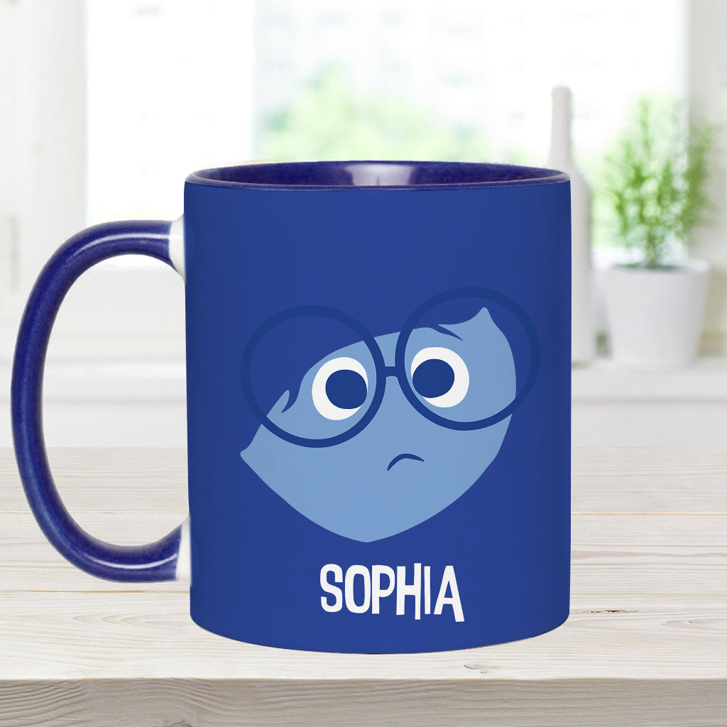 Personalized Two-Tone Accent Mug Custom Name Gift