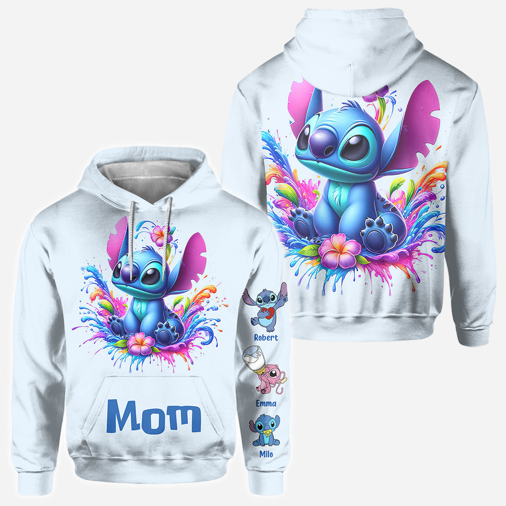 Personalized Ohana All Over Shirt Gift for Mom - Unique Birthday & Mother's Day Apparel