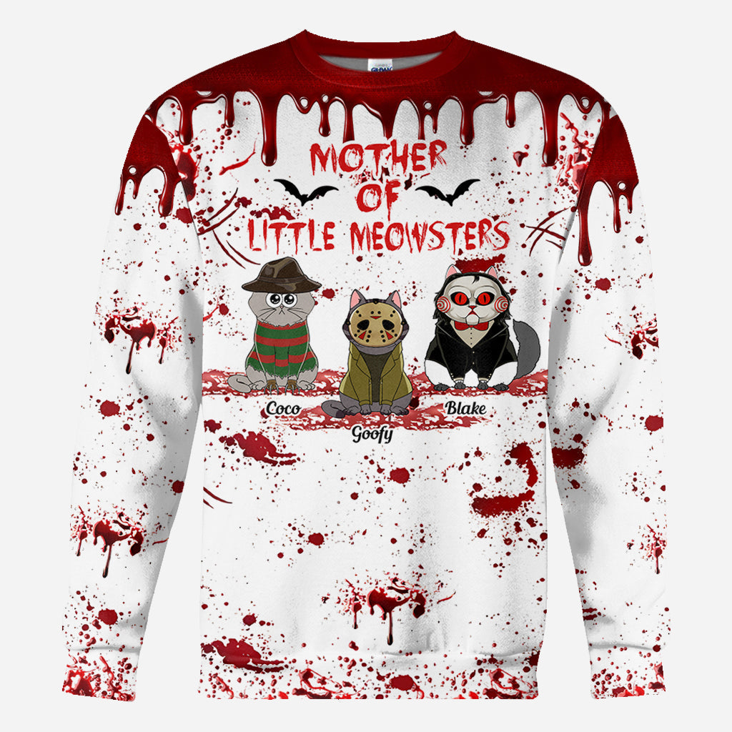 Personalized Cat Themed All-Over Print Shirt for Cat Lovers