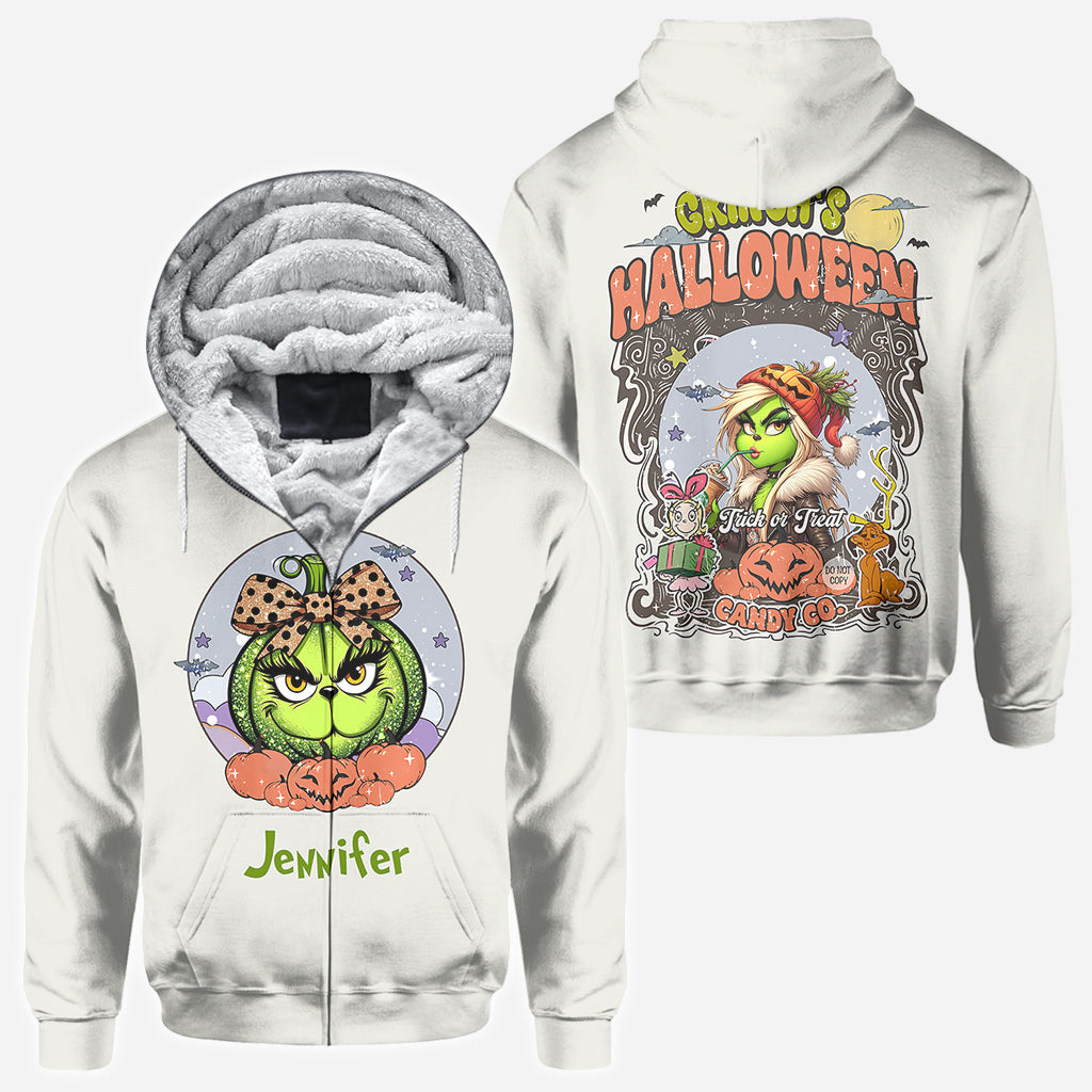 Personalized Christmas All-Over Shirt Cute Pumpkin Design Gift