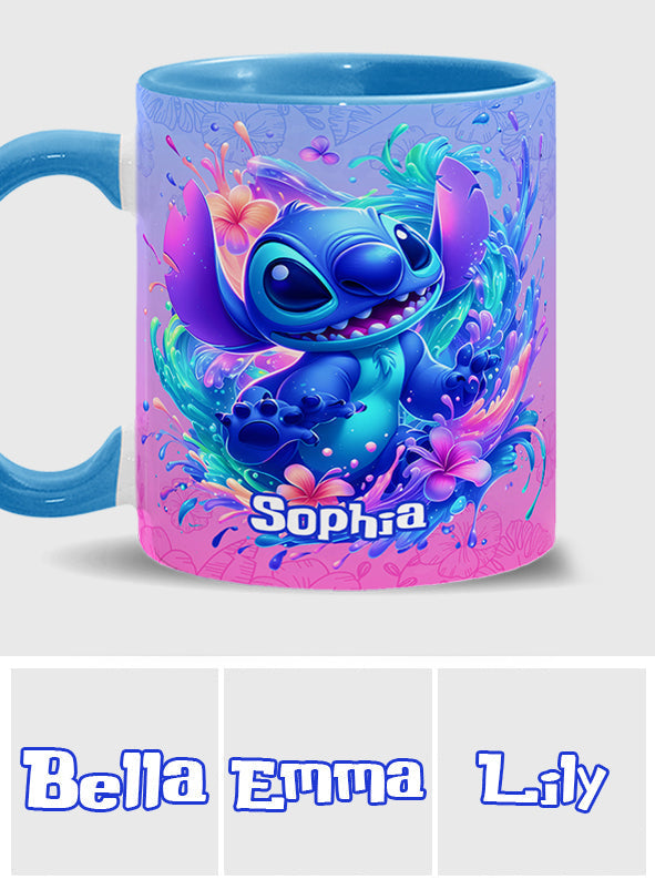 Personalized Ohana Accent Mug Custom Name Gift for Mom