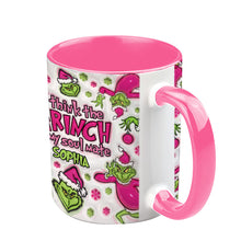 Load image into Gallery viewer, Personalized Grinch Accent Mug Custom Name Christmas Gift
