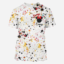 Load image into Gallery viewer, Personalized Disney Family Vacation All Over Shirt for Kids
