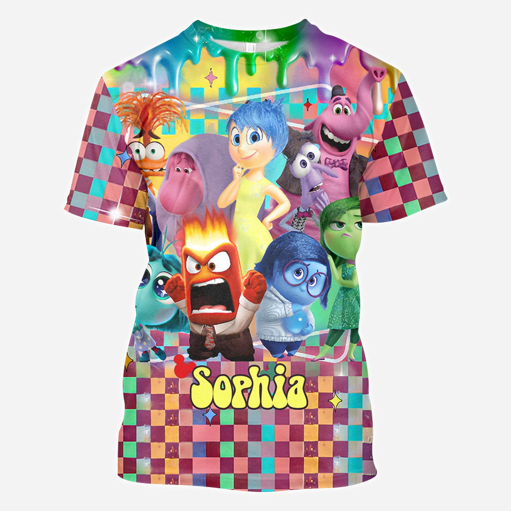 Personalized All Over Print Shirt Custom Name for Kids